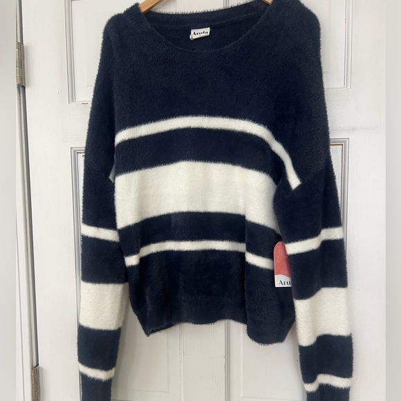 ARULA Sweaters - ARULA Wool Stripped Sweater NWT SIZE 2X